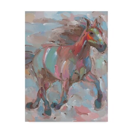Trademark Fine Art Hooshang Khorasani 'Happy Hooves' Canvas Art, 35x47 ALI35818-C3547GG